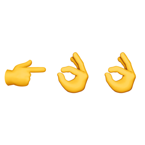 👉👌👌 Emoji Domain iOS rendering